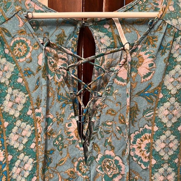 COPY - Free People Blue Sleeveless Sundress Maxi - Picture 2 of 5